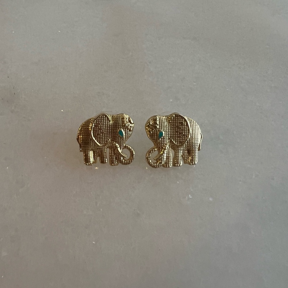 Lilly Pulitzer Elephant Earrings